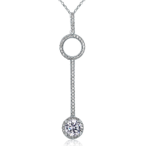 S925 Silver Necklace Fashion Trend Key Necklace