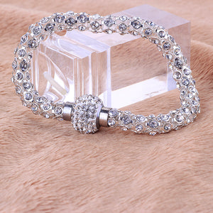 Wholesale Free Shipping Women's Silver Crystal Bracelet  Best Design Fashion Bracelets For Women