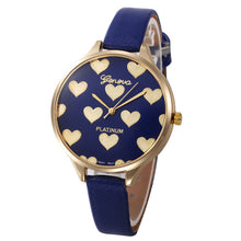 relojes mujer 2018 Watch Women Female Hour Fashion Heart Pattern Women Watches PU Leather Quartz Watch Montre Femme Ladies Watch